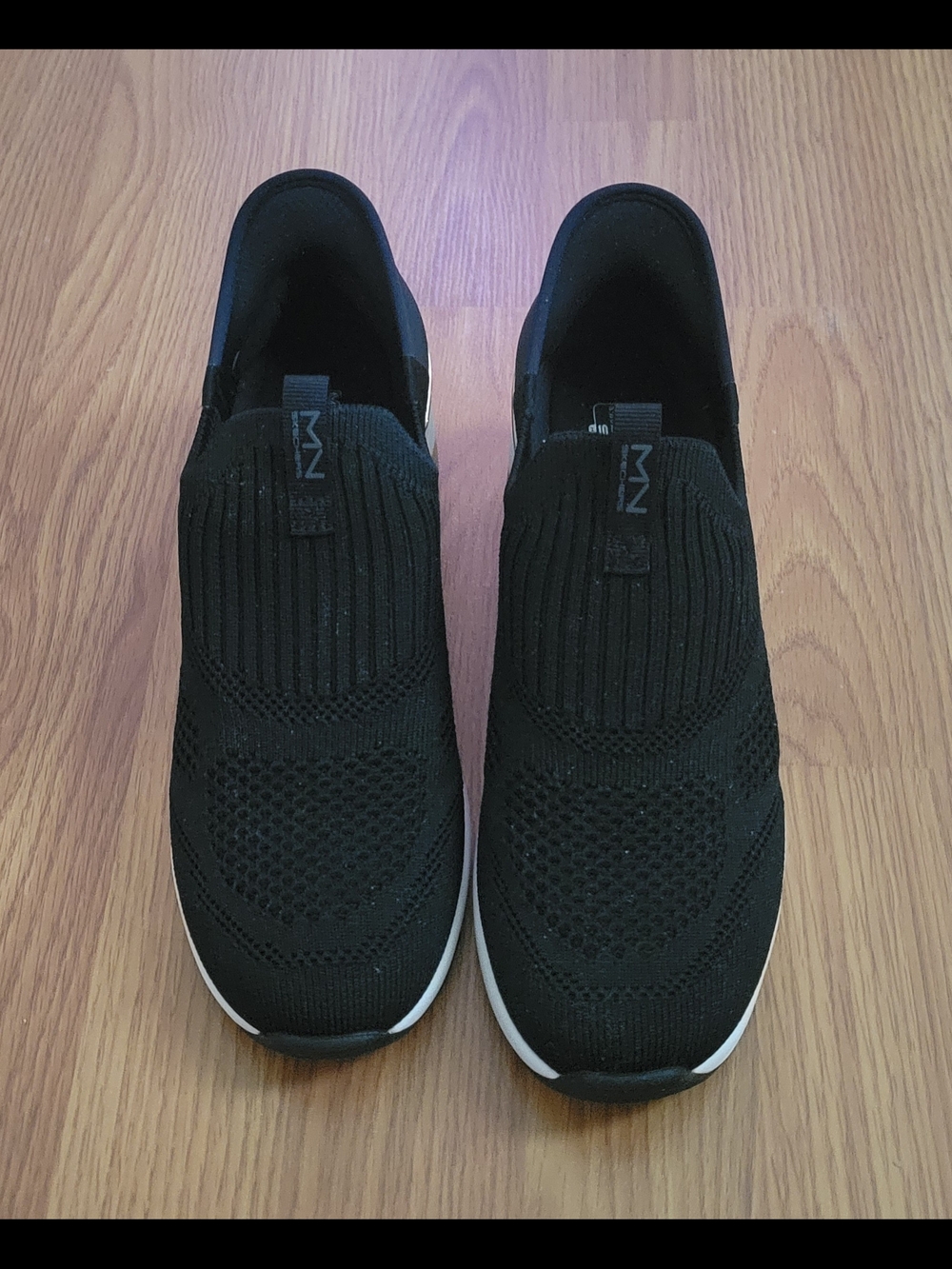Sketchers x Mark Nason A Wedge Crecent Knit Slip In Sneaker Size 7.5